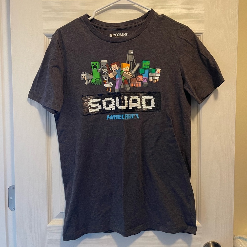 MOJANG Squad Minecraft Graphic T-Shirt - Black